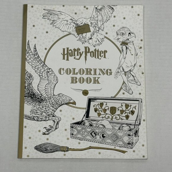 Harry Potter Coloring Book by Scholastic 2015, Trade (Crease In Corner) - Picture 1 of 10